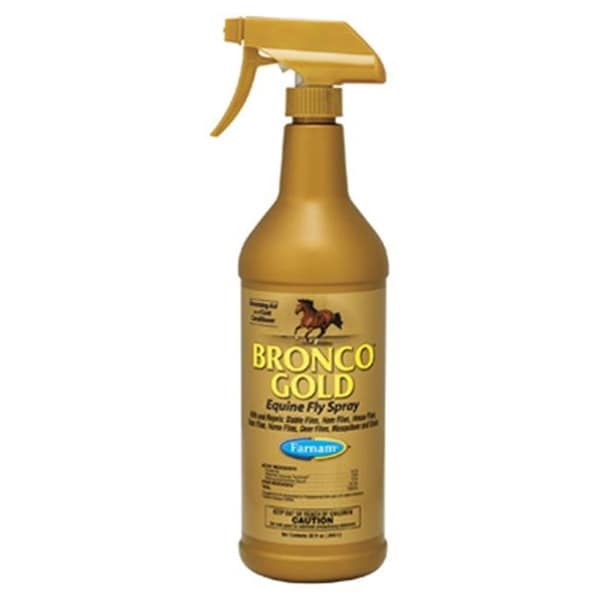 Farnam Home & Garden 3005635 32 oz. Bronco Gold; Equine Fly Spray Plus 149232 - main